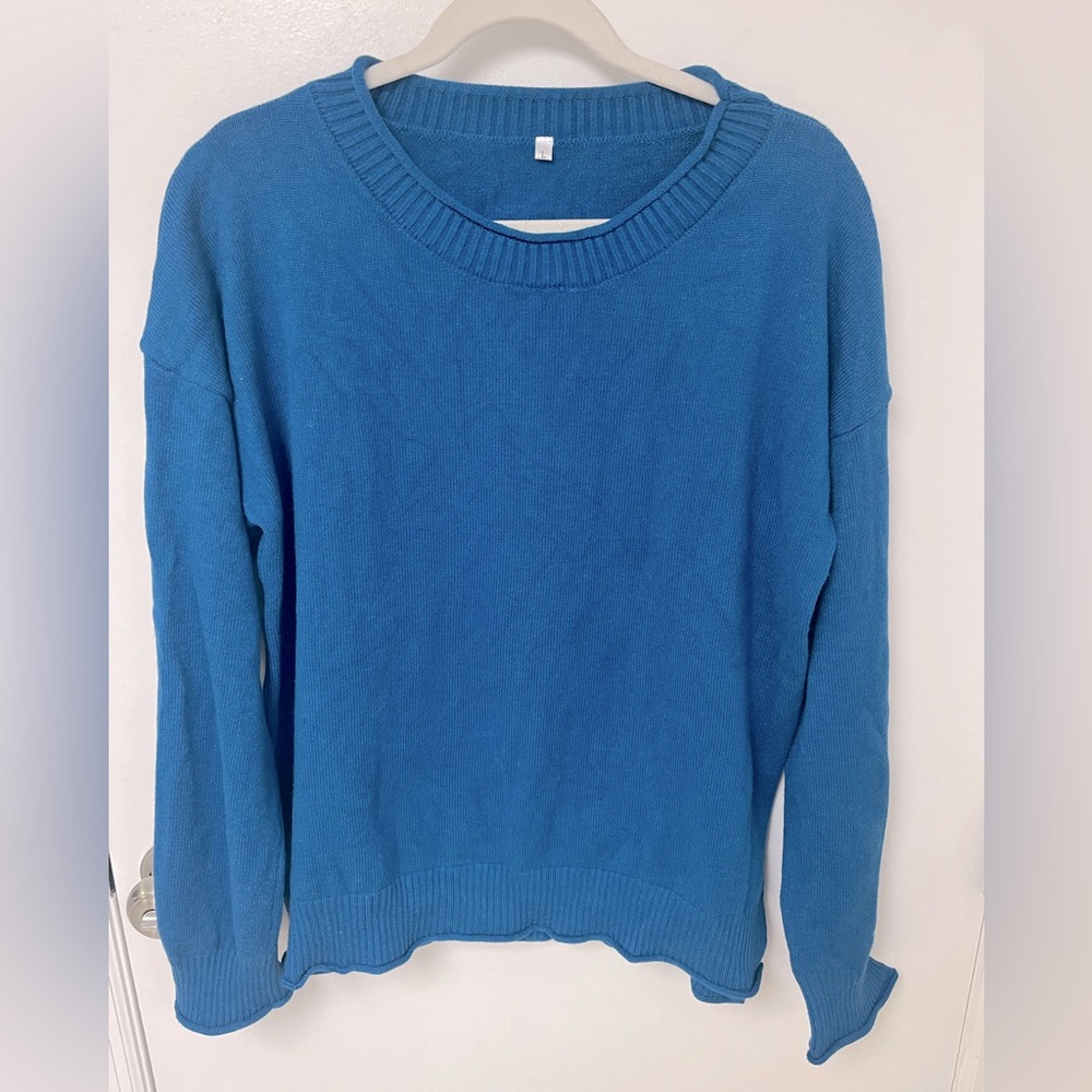 Comfy Blue Sweater